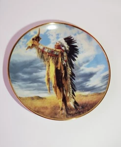 "Prayer to the Great Spirit” American Indian Fine Porcelain Plate Collection - Picture 1 of 3
