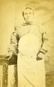 Man Parisian Butcher France Old Photo CDV Carey 1870 - Imagen 1 de 3