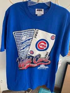 Chicago Cubs CSA T-shirt, 1998 Division Series Wild Card, New with tags, size M