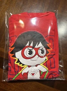 Ryan's World Boys Hoodie T-Shirt with Mask, Size 10 - Picture 1 of 7