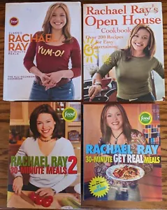 Lot of 4 ~ Rachel Ray Cookbooks ~ 30min Meals, Meals for Crowds & Classics - Picture 1 of 21