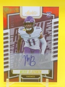 Autógrafo de novato rojo Panini Absolute Mekhi Blackmon 2023 # 12/100 - Imagen 1 de 2