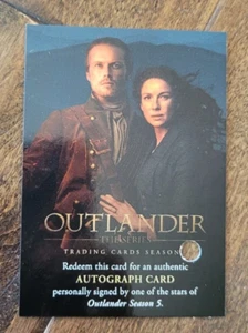 2023 CRYPTOZOIC OUTLANDER SEASON 5 USED REDEMPTION CARD CLAIRE JAMIE # R01 - Bild 1 von 2