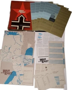War in the East the Russo German Conflict Board Game from 1974 by SPI Unpunched - Picture 1 of 24