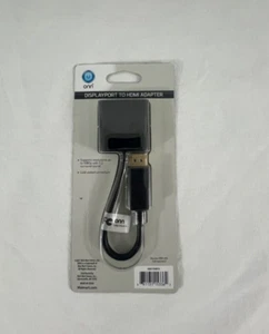 Onn DisplayPort to HDMI Adapter 1080P with 7.2 Surround Sound Gold Plated Ends - Picture 1 of 2