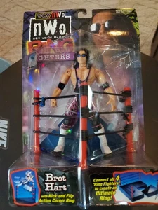 NEU WCW nWo RING FIGHTERS BRET HART ACTIONFIGUR NEU IM KARTON - Bild 1 von 6