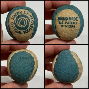 Vintage Hacky Sack - Official Footbag 1980s - Hand Made Pat 4151994 Blue 2 Panel - Picture 1 of 6