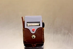 Medidor de exposición a luz WALZ vintage estuche de cuero Japón - Imagen 1 de 6