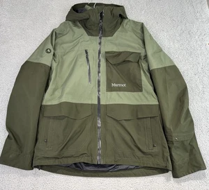 Marmot Carson GORE-TEX RECCO Men's Medium Green Ski Jacket - Picture 1 of 20