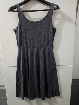 Ibex Dress Womens M Charcoal Mini Midi Sleeveless Tank Merino Wool Outdoors Pkt - Image 1 of 4