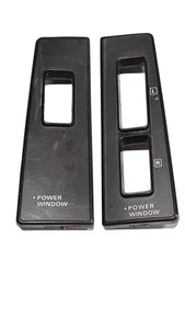Cubiertas de interruptor de ventana eléctrica para conductor de pasajero Nissan 300zx Z31 1984-1989 OEM - Imagen 1 de 3