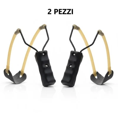 DFH Fionda Professionale Precisione Da Gioco Caccia Pesca Sport Lotto 2xFionde