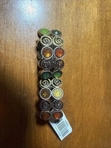 mehrfarbiges Kristall Stretch Armband, Neupreis 16,99€ - Bild 1 von 3