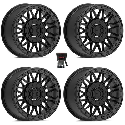 Valor V08 Beadlock 15" Wheels Black Kawasaki Teryx Mule - Image 1 of 3
