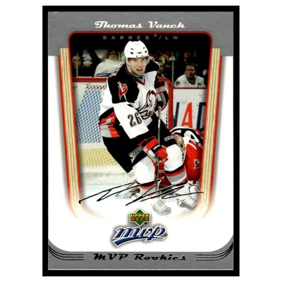 Thomas Vanek Rookie #422 2005 Upper Deck MVP Buffalo Sabres Hockey Card NHL NM - Image 1 of 3