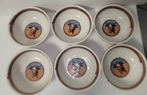 Pipestone Cow Camp-Seis cuencos de chile-Buckeye Blake-5 1/2"- Súper raro - Imagen 1 de 4