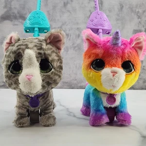 FurReal Friends Einhorn Katze & graue Katzenleine 2018 Hasbro Walkalot Spielzeug funktioniert! - Bild 1 von 17