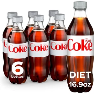 Diät Cola Diät Soda, 16,9 flüssige Unzen Flaschen, 6er Pack - Cola Erfrischungsgetränke - Bild 1 von 4