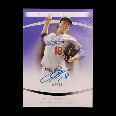 Topps Diamond Icons 2017 púrpura/10 autógrafo Kenta Maeda Foto 1 de 2
