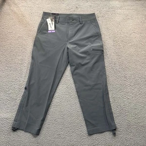 Eddie Bauer Cropped Pants Womens Cropped Size 4X23 in Ripstop Lightweight NWT - Picture 1 of 14
