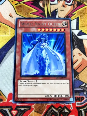 White Night Queen orcs-en090 Unltd Ed (NM+) Rare Yu-Gi-Oh! - Image 1 of 2
