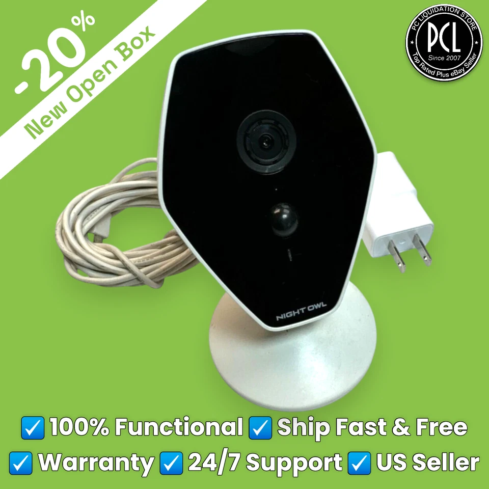 ✅ NEW OPEN BOX: Night Owl Wireless Indoor Security Camera WCM-HT20W-IN ✅ - Image 1 of 4