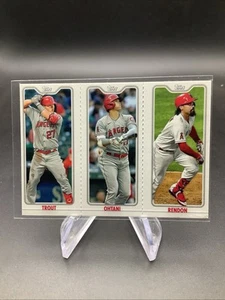 2022 Topps Opening Day - Mike Trout / Shohei Ohtani / Anthony Rendon #TPC-1 - Bild 1 von 3