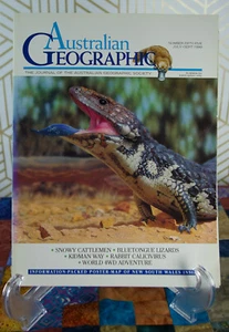 Australian Geographic Magazine July September 1999 #55 Bluetongue Lizards Poster - Picture 1 of 2