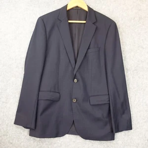 BOSS Sport Coat Mens 38R S Navy HUGO BOSS Worsted Virgin Wool James Sharp $520 - Picture 1 of 18