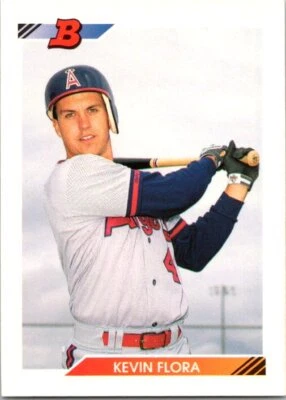 1992 Bowman - ROOKIE RC #283 Kevin Flora - Image 1 of 2