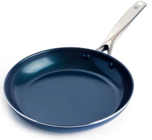 Ceramic Non Stick Frying Pan Diamond Infused Skillet Oven Safe Secure Grip 10 In - Picture 1 of 8