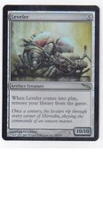 MTG FOIL MIRRODIN LEVELER NM/M MAGIC THE GATHERING RARE ARTIFACT CREATURE CARD