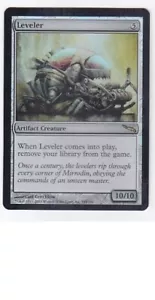 MTG FOIL MIRRODIN LEVELER NM MAGIC THE GATHERING RARE ARTIFACT CREATURE ENGLISH - Picture 1 of 6