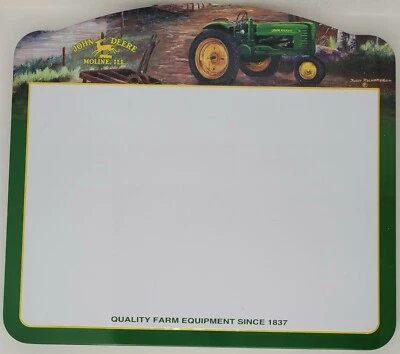 John Deere Dry Erase Memo Board Message Board. 2005 used - Image 1 of 4