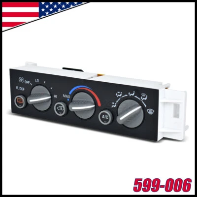 A/C Heater Climate Control For 1996-99 C1500 C2500/1998-00 Chevy Tahoe GMC Yuko - Image 1 of 4