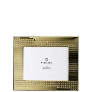 VERSACE  BY ROSENTHAL, GERMANY "VHF2" GOLD PICTURE FRAME, 7 x 9 1/2 INCH - Picture 1 of 1