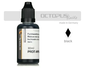 Farbbandtinte, Farbbandfarbe zum Nachfüllen von Farbbändern, schwarz - Bild 1 von 1
