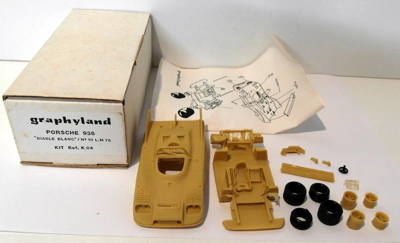 Kit de resina Graphyland escala 1/43 - K04 Porsche 936 diable blanco #18 Le Mans 76 Foto 1 de 1