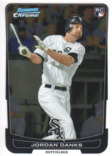 2012 Bowman Chrome Baseball #25 Jordan Danks RC 