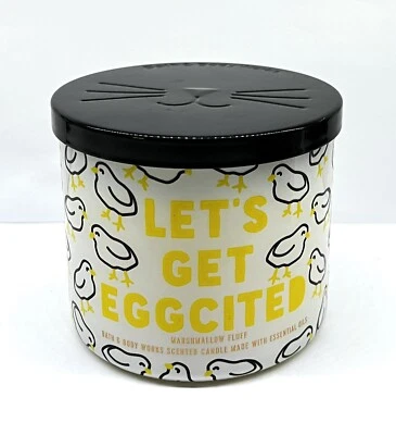 ✨BATH AND BODY WORKS LET'S GET EGGCITED CANDLE 3 WICK✨ - Image 1 of 2
