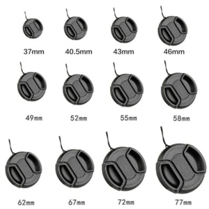 37mm-105mm Front Lens Cap Cover Center Pinch Snap On For Nikon Sony 1PCS - Picture 1 of 28