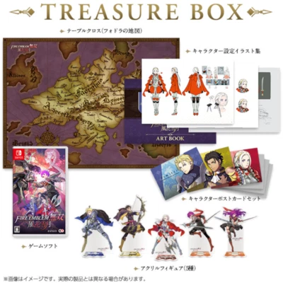 Nintendo Switch Fire Emblem Warriors Three Houses TREASURE BOX Limited Edition - Image 1 of 4