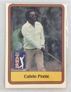 1981 PGA Tour Golf Card-Calvin Peete - Picture 1 of 1