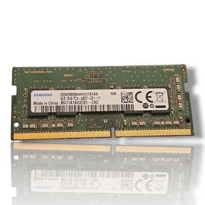 Samsung 8 Go 1Rx8 PC4-2400T-SA1-11 M471A1K43CB1-CRC, RAM pour ordinateur portable #1382 - Photo 1/1