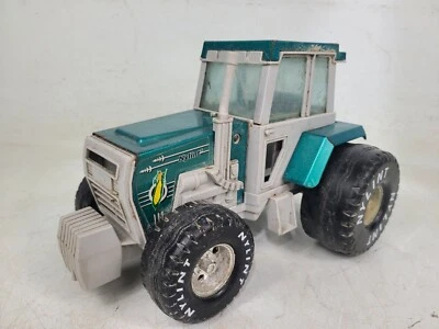 Vintage 1996 NYLINT Farms Metal/Plastic Tractor Metallic Paint 9" - Image 1 of 4