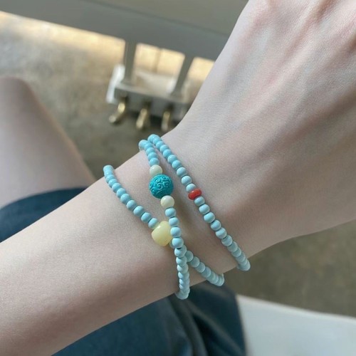 VALENTINO Bellissimo bracciale perle ghiaccio schiacciato argento puro temperamento S925