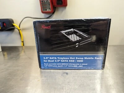 New Rosewill RX-C202 3.5" SATA hot swap mobile rack - Image 1 of 4