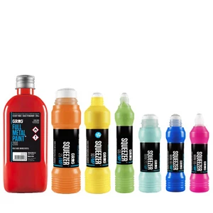 Grog Full Metal Paint Marker Range - Permanent Opaque Gloss Squeezer Drip Pen - Picture 1 of 22