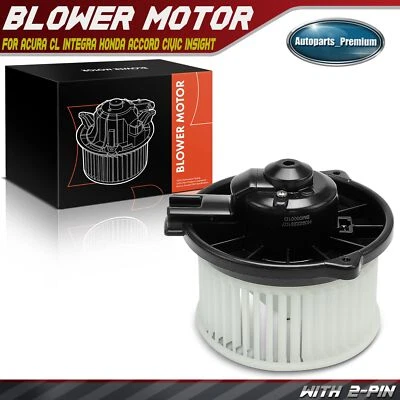 HVAC Blower Motor Fan w/ Fan Cage for Honda Accord Civic Insight Acura Integra - Image 1 of 4