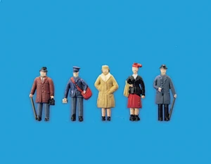 Modelscene 5058 Passagiere, Stehset Spur B OO - Bild 1 von 1